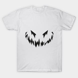 Smiling Pumpkin Devil Face 2 T-Shirt